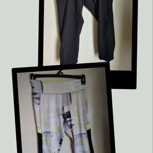 Tek Gear & Toreel Women's Leggings Bundle - Black and White Pattern